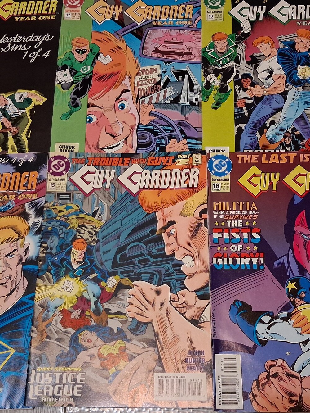 Guy Gardner Year One 12-16 Complete Year One origin story by Chuck Dixon LANTERN